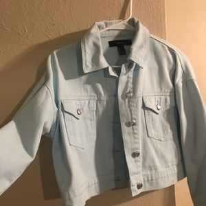 Forever 21 jean jacket and skirt set